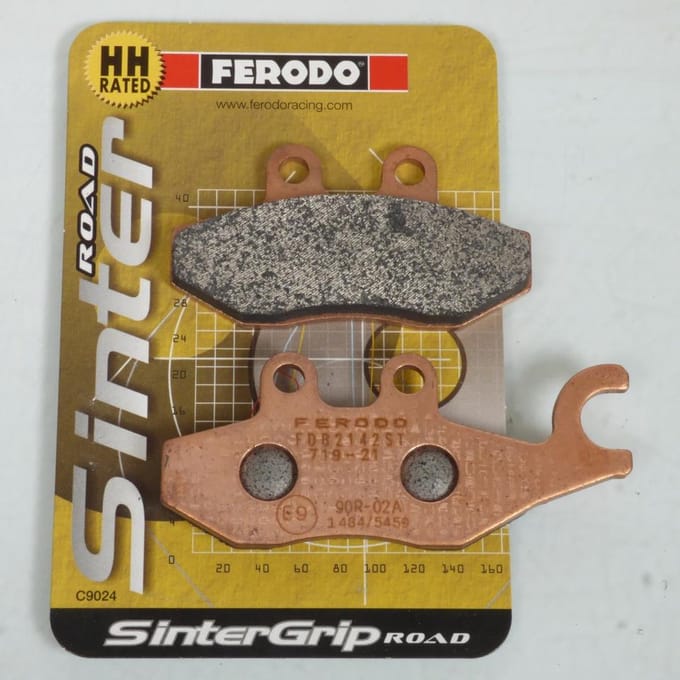 Plaquette de frein Ferodo pour Scooter Piaggio 350 X10 2012 à 2015 M76201/M76200 / AV Neuf