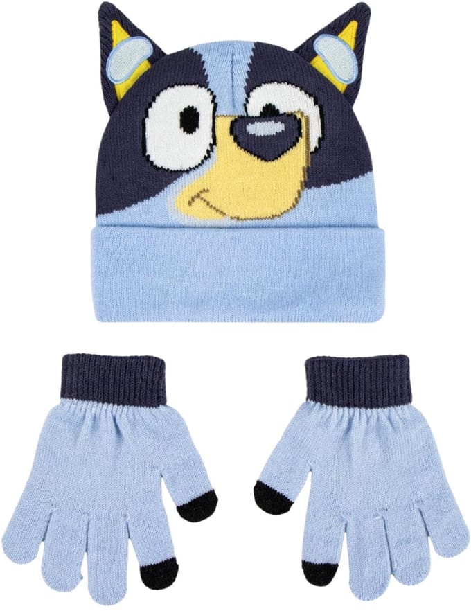 Set van muts en handschoenen kind Cerda Bluey