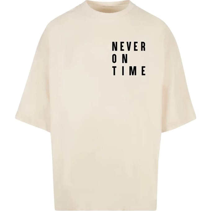 T-shirt Mister Tee Never On Time Huge