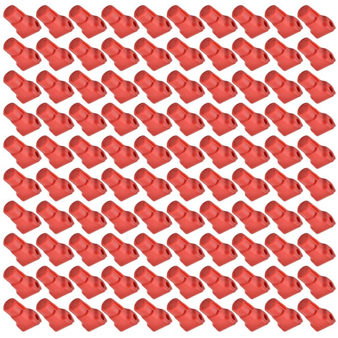 100 Stuks Mobiele Telefoon Diefstalbeveiligingshaak Slot Winkelgoederen Slot Rood (7MM) red