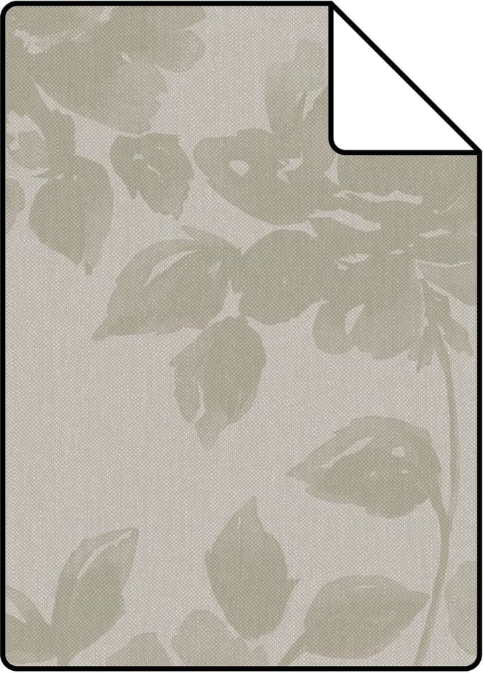 Proefstaal Origin Wallcoverings behang rozen lichtbruin - 26,5 x 21 cm - 347027-S