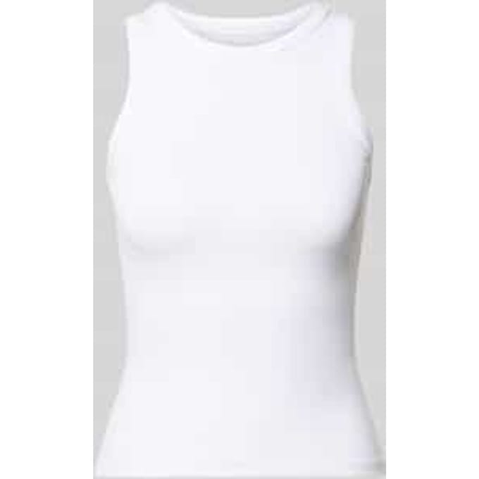 Tanktop met fijnrib