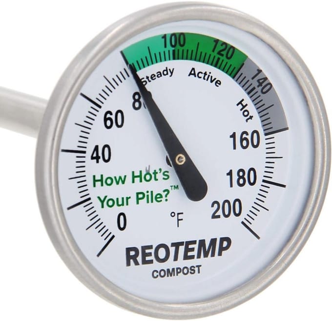 Achtertuin Compost Thermometer - 20 Stem, Fahrenheit