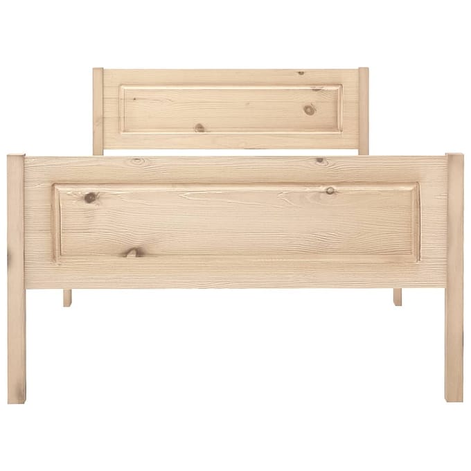 vidaXL - Bedframe - massief - grenenhout - 100x200 - cm