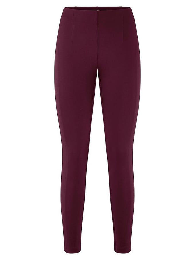 Enkellange jersey broek pasvorm Sylvia Van Peter Hahn rood