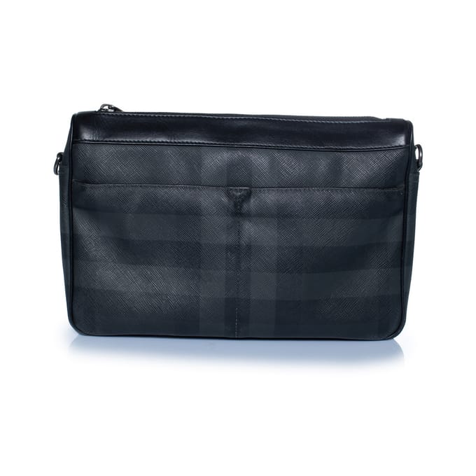 Burberry, Ruitprint rambler tas van canvas