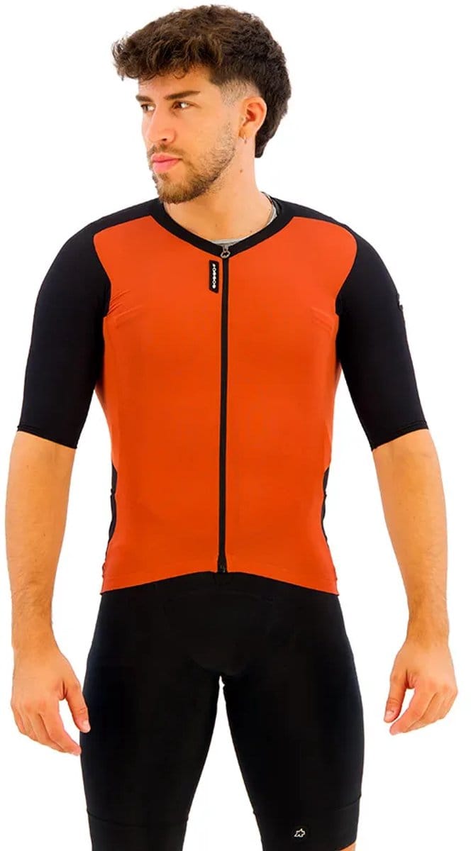 Assos Tactica T5 Korte Mouw Wielertrui Bruin M Man