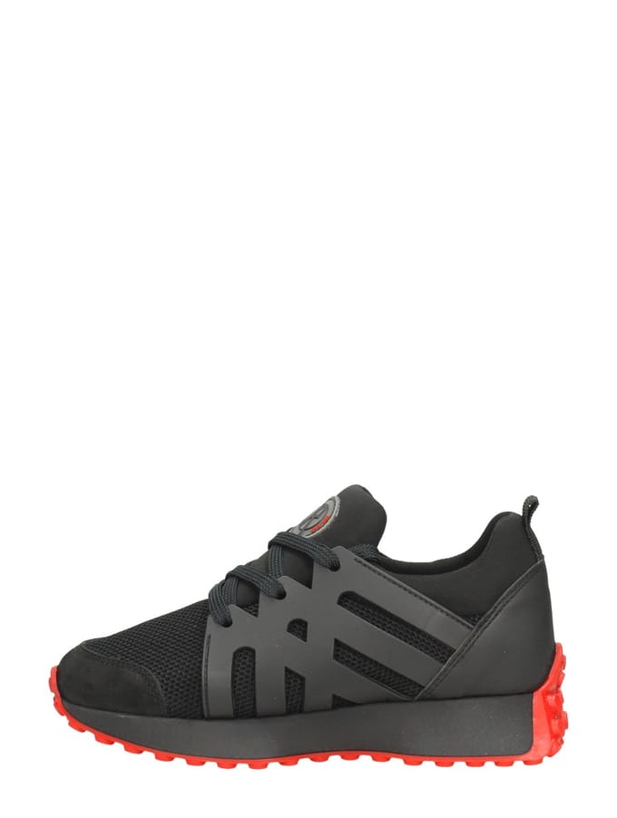 Red-Rag 13673 Lage sneakers - Jongens - Zwart - Maat 38