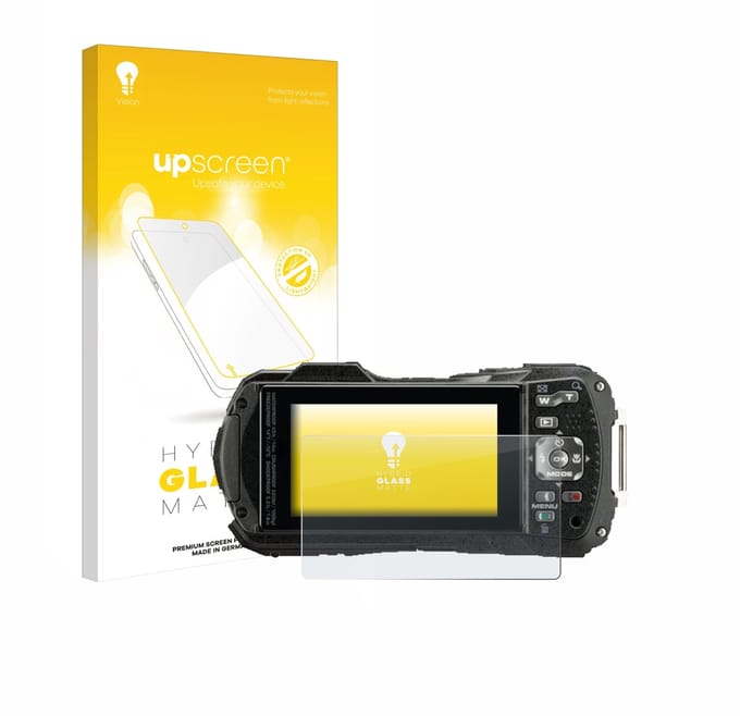 upscreen - Screenprotector voor Pentax WG-90 - Folie Beschermfolie Beschermglas matte