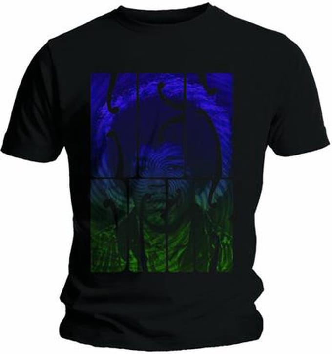 Jimi Hendrix - Swirly Text Heren T-shirt - 2XL - Zwart