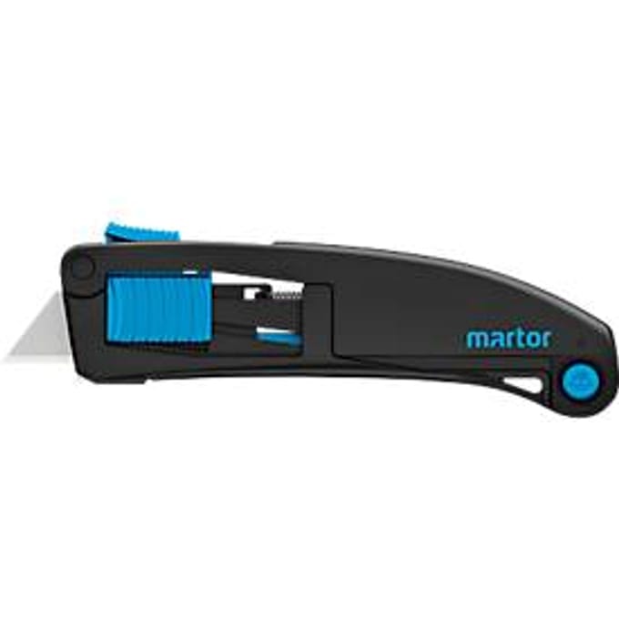 MARTOR SECUPRO MAXISAFE veiligheidsmes, snijdiepte 17,2 mm, 3-zijdige schuifregelaar