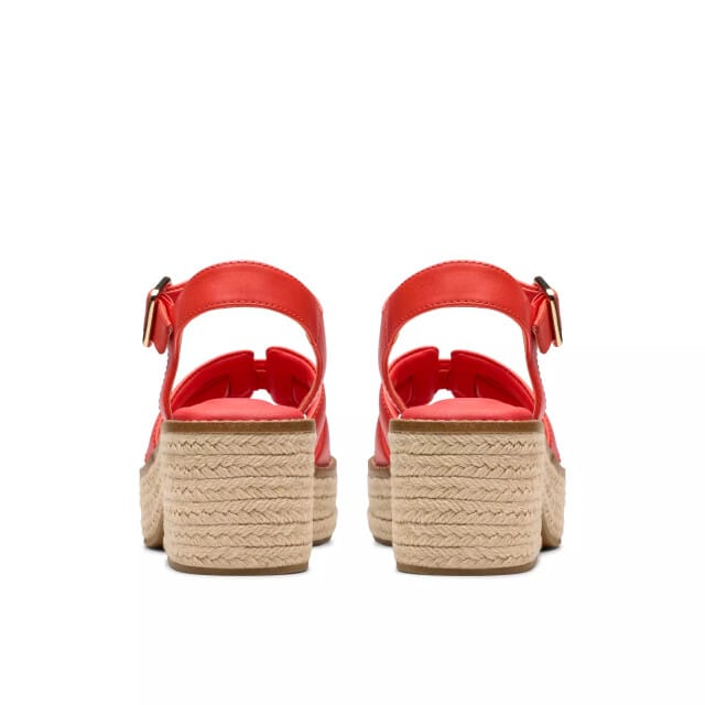 Clarks Coledale Strap - dames sandaal - Rood - maat 39 (EU) 5.5 (UK)