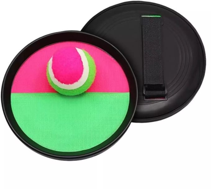 Ruhhy klittenband Paddle Game - Plezier voor Iedereen - 2 Paddles + Bal