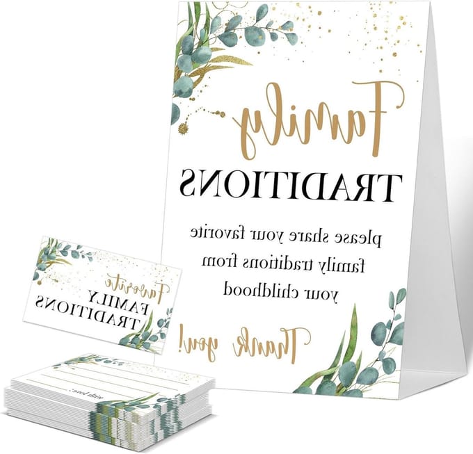 Babyshower Spel - Feestspel Kaarten - Feestactiviteit Organiseren - Dubbelzijdig Bord - 50 Kaarten - Groen