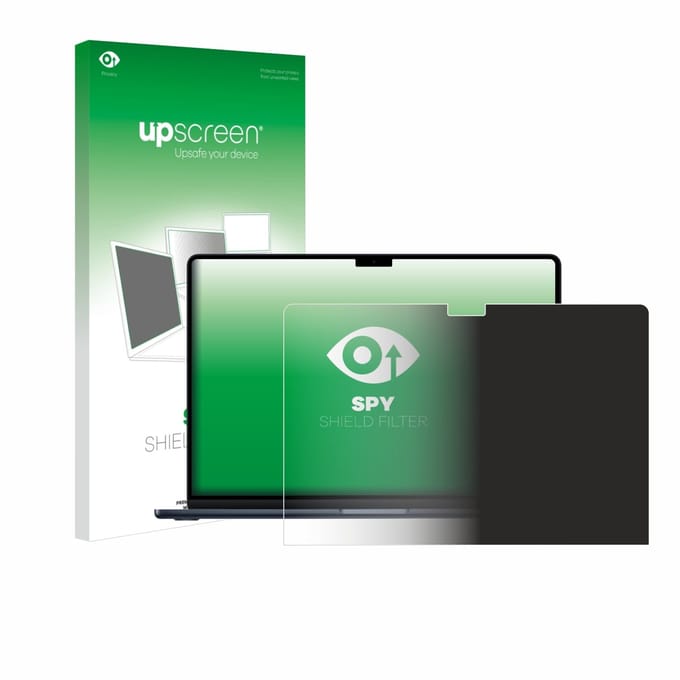 upscreen - privacyscherm voor Apple MacBook Air 15" M5 2026 - privacy filter screenfilter Blauwlichtfilter