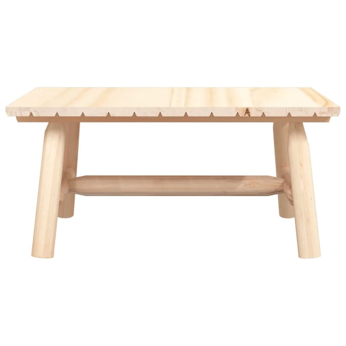 vidaXL - Salontafel - 90x50x41 - cm - massief - vurenhout