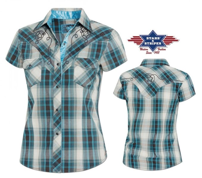 Stars & Stripes - Western Blouse - Josie - L