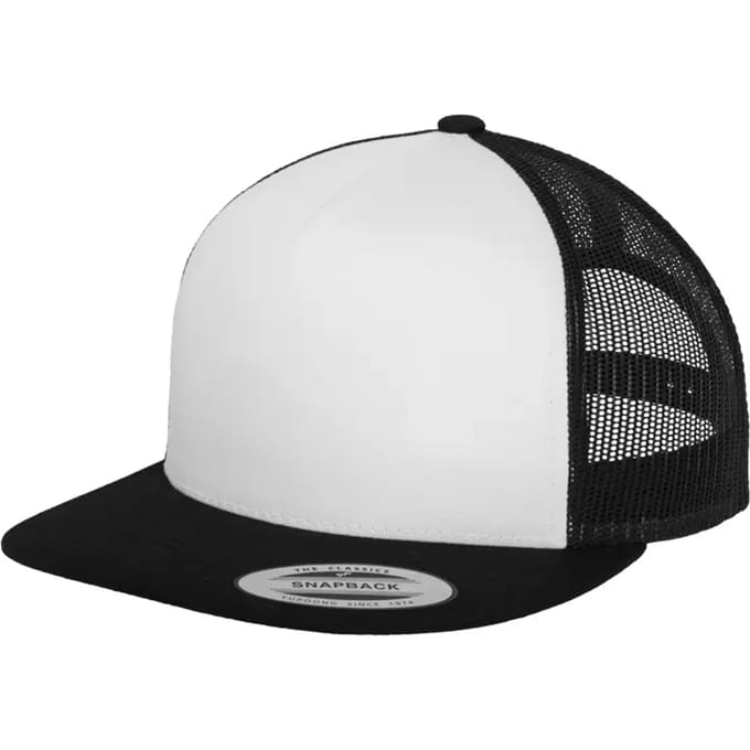 Urban Classics - Basic Trucker pet - Zwart/Wit