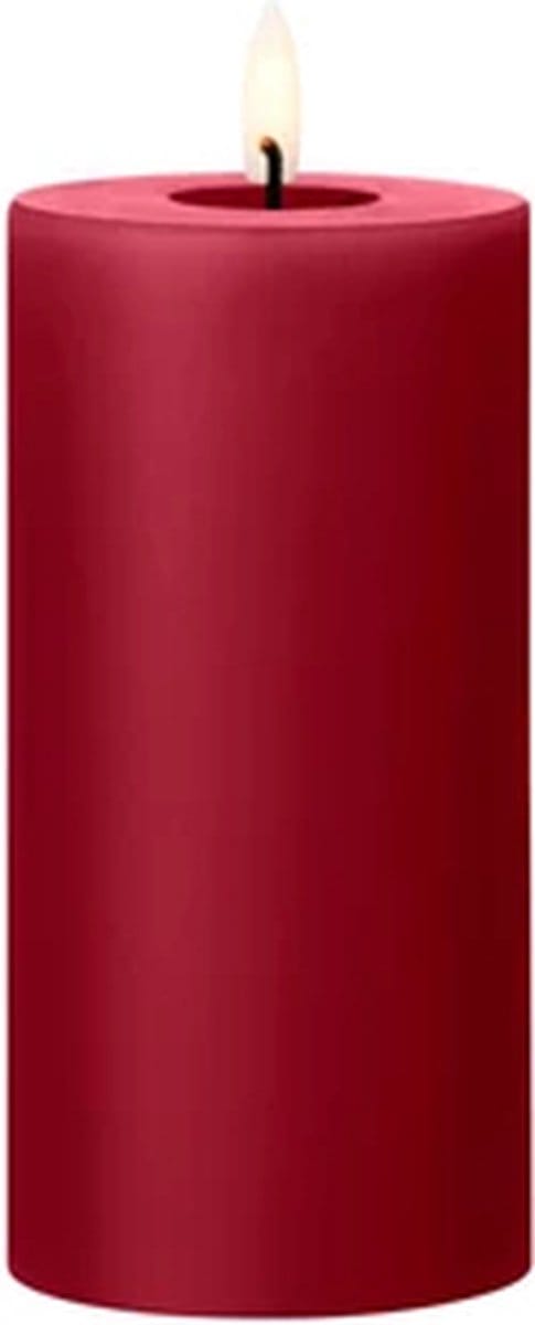 Ester & Erik Led Pillar kaars H15cm winter berry