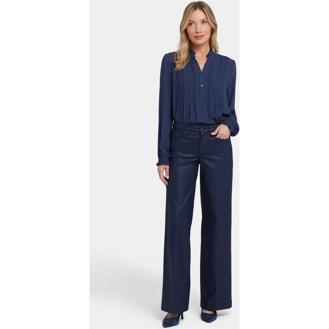Gecoate Teresa Wijde Leg Jeans