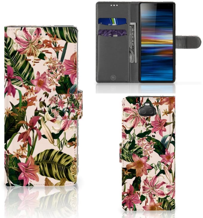 Sony Xperia 10 Hoesje Flowers