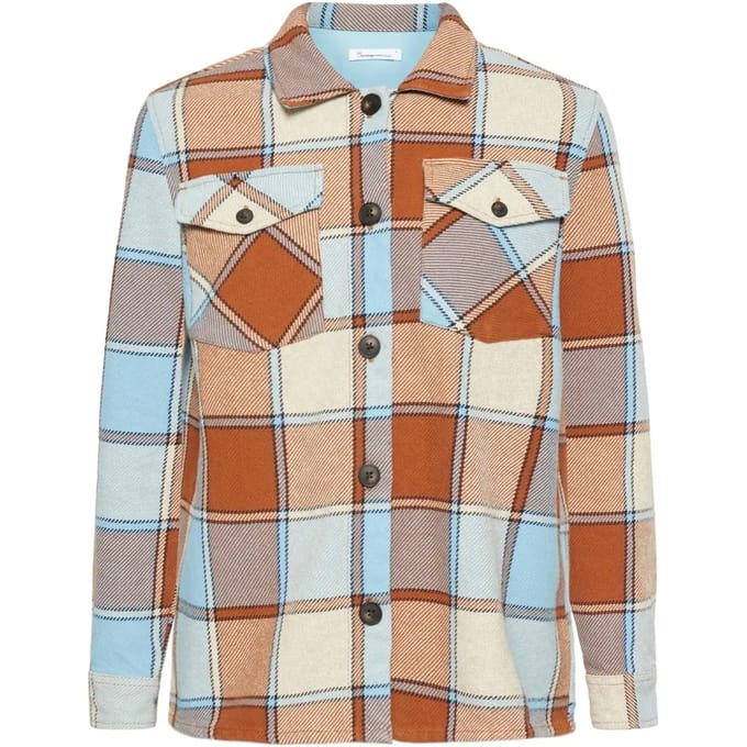 Vrouwenoverhemd KnowledgeCotton Apparel Classic GOTS/Vegan