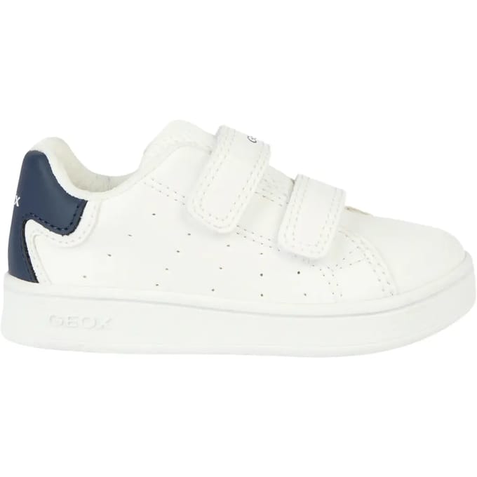 GEOX ECLYPER PEUTER Sneakers - WIT/NAVY BLAUW - Maat 24