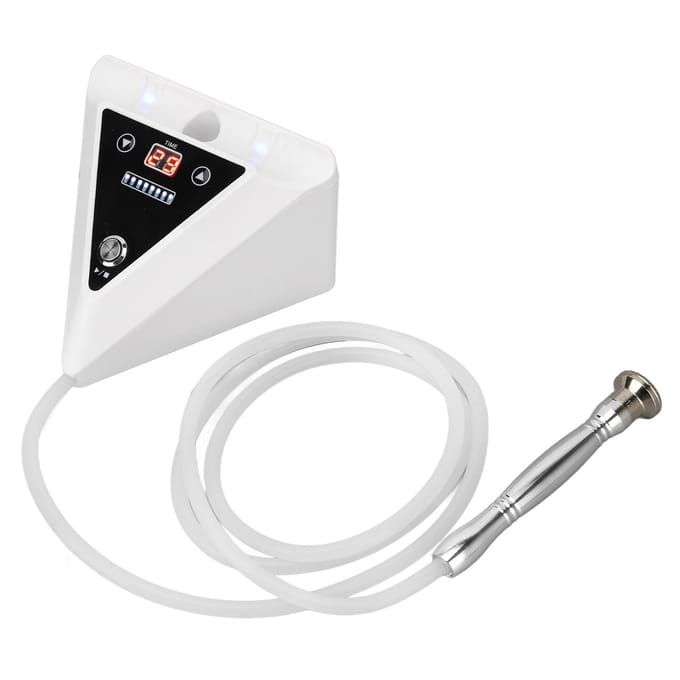 Microkristal Machine Driehoek Microkristal Gezichtsapparatuur voor Huidverzorging US Plug white
