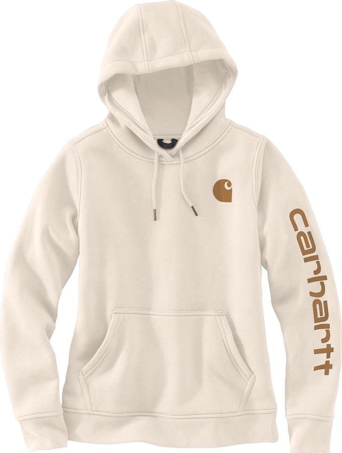 Carhartt Dames-sweatshirt met logo op de mouw en print 102791