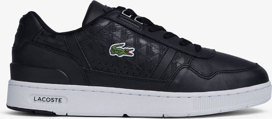 Lacoste  - maat 42- T-Clip Mannen Sneakers - Black/White