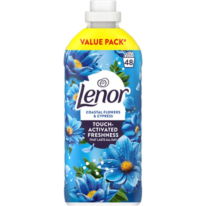 Lenor Coastal Flowers & Cypress Wasverzachter – 1488 ml