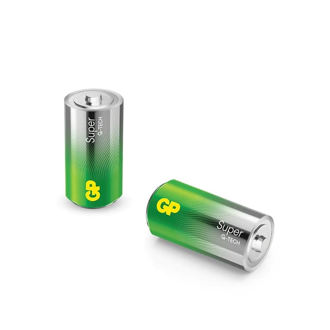 GP Super Alkaline C Baby Batterijen (2-pack)