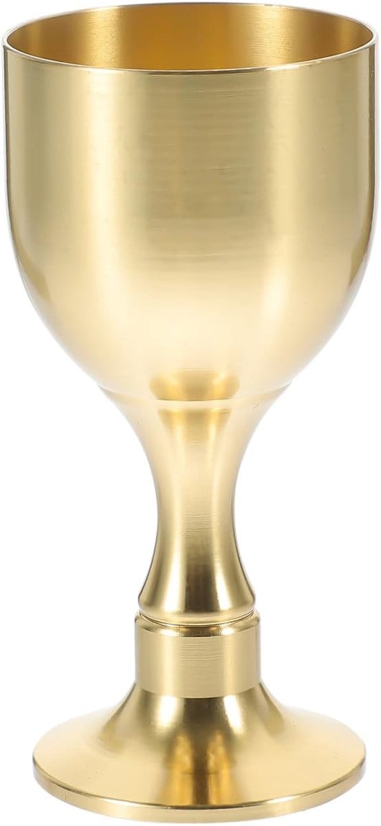 Dailygoods- Kelk Gouden Messing - Wijnglas - Thee Beker - Decoratief