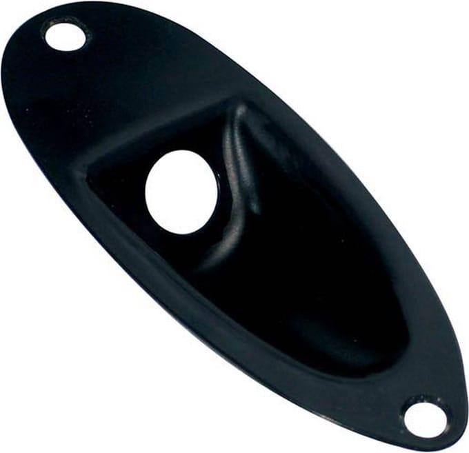 Boston JP-2-MB Recessed Jack Plate - Zwart Matt Metal