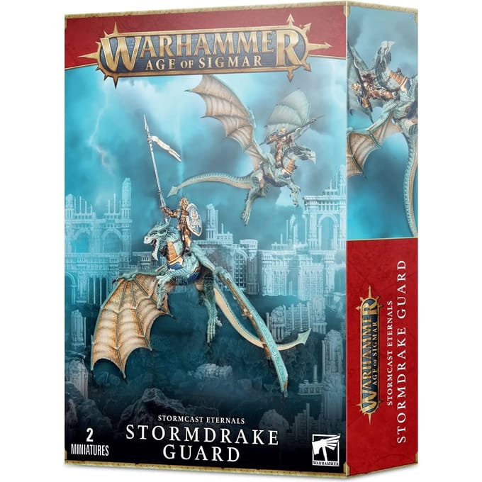 Set van 2 figuurtjes van 105 stuks Games Workshop Warhammer AoS - Stormcast Eternals Garde Dracorage