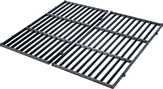 CLP Grillrooster - Set - Bbq - Gietijzer - zwart 44,5x26 cm
