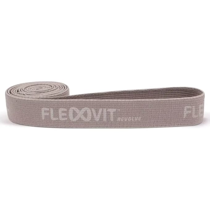 FLEXVIT Revolve Band | Elastische trainingsband Lichtgrijs, makkelijk