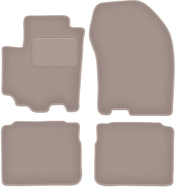 Beige velours vloermatten voor: Suzuki SX-4 S-Cross FL crossover (2018-)