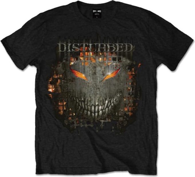 Disturbed - Fire Behind Heren T-shirt - S - Zwart