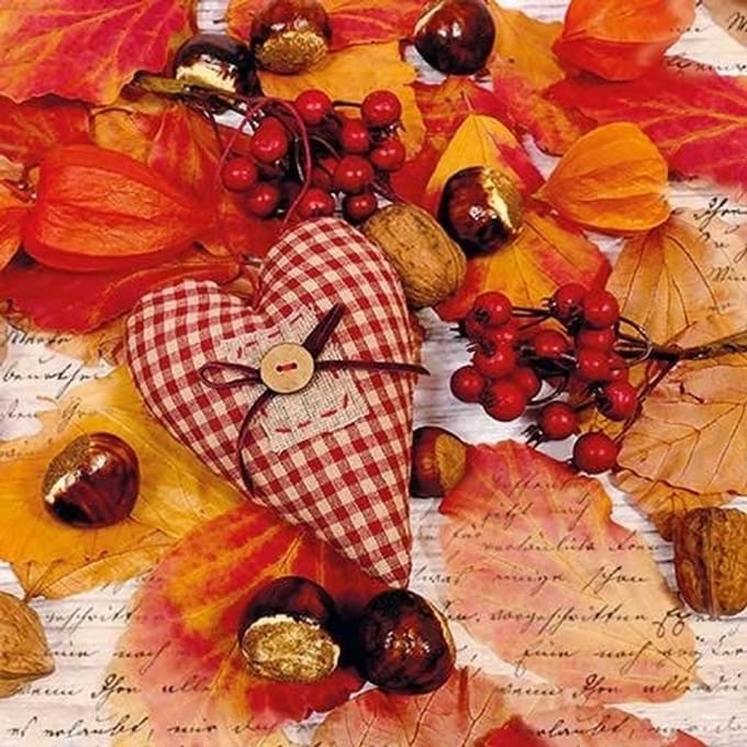 Ambiente - Lunch servetten - Autumn Heart