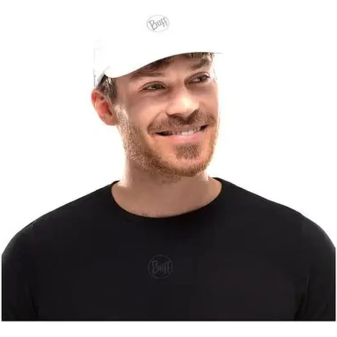 BUFF® 5 Panel Go Cap R-SOLID WHITE L/XL - Pet - Zonbescherming