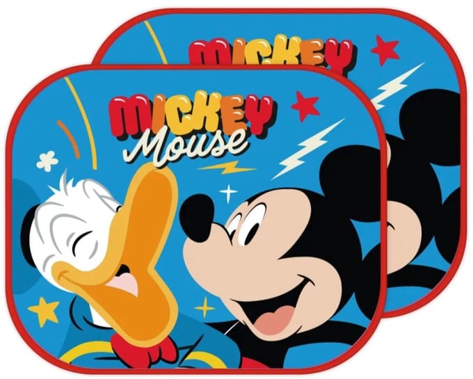 Disney Mickey Star zonnescherm voor ramen, set van 2