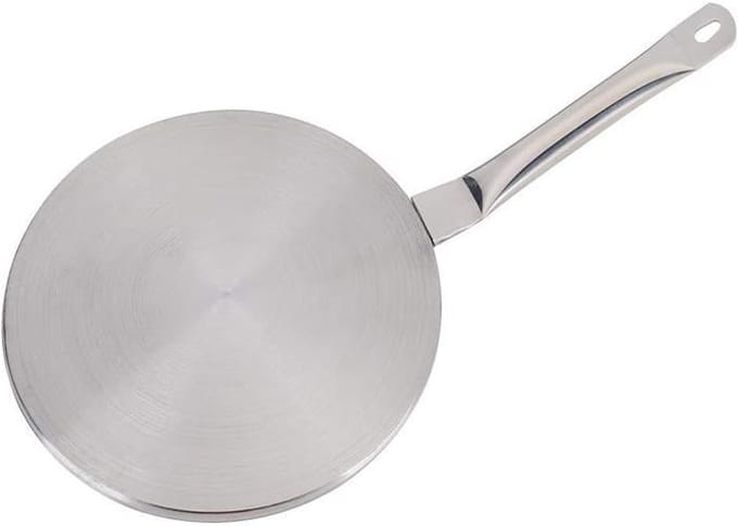 Adaptateur - ABCRITAL - Plaque de diffusion de chaleur - Compatible tous feux - Cuisson uniforme - Gris