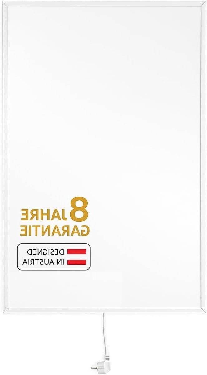 Infrarood Verwarming - Paneel Verwarming - Ruimte Verwarmen - 3-in-1 Gebruik - 60 x 90 cm - Mat Wit