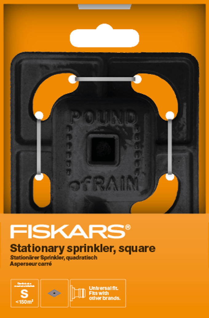 Fiskars Statische Sproeier Vierkant