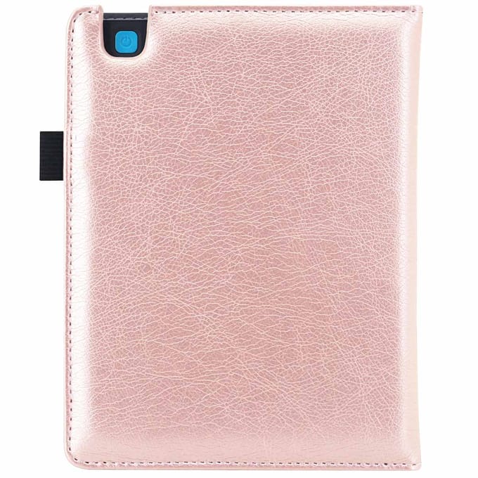 imoshion Luxe Effen Bookcase voor de Kobo Aura H2O Edition 2 - Roze