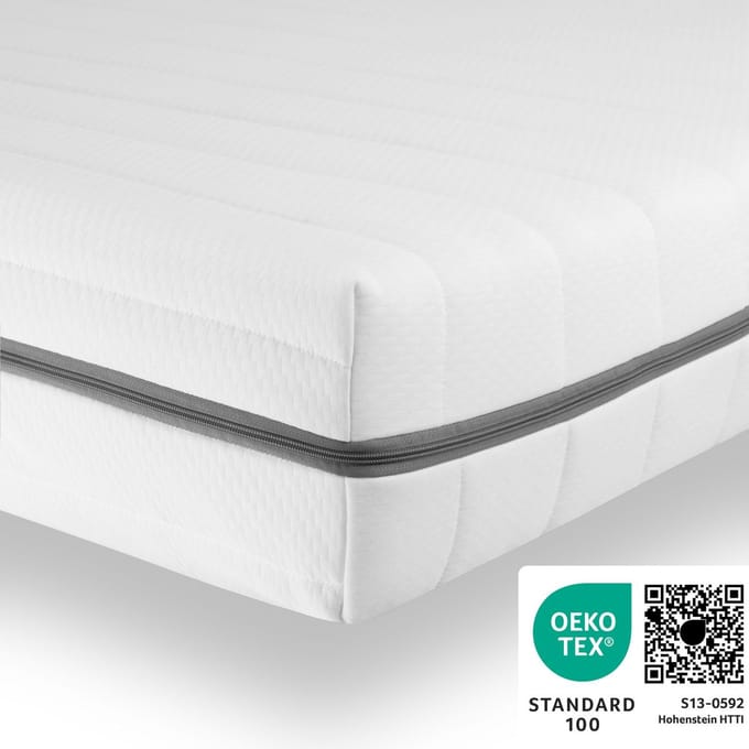 matras 90x200 - 15 cm dik - H3 hardheid - Sleepneo - koudschuim - stevig