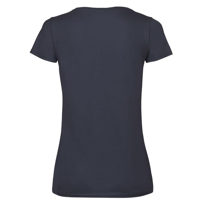 Fruit of the Loom Dames/Dames Valueweight V Hals T-shirt (Deep Navy)