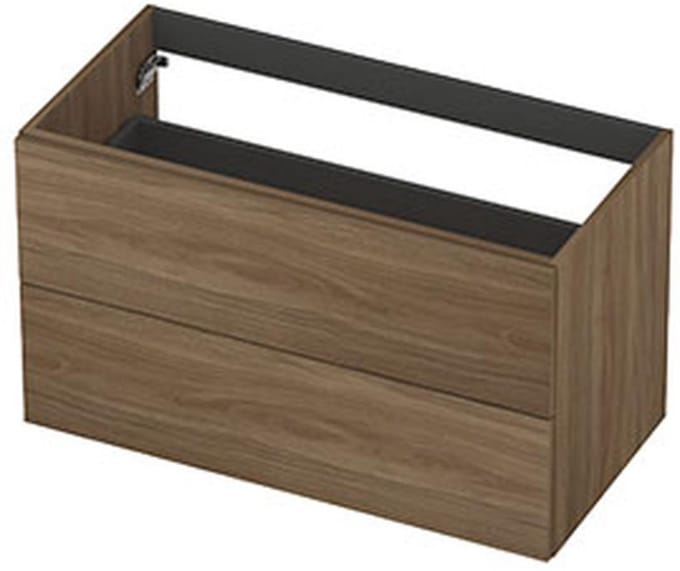 INK - Onderkast 2L Decor Softclose Tbv Greep - 900x450x520 Mm - Zuiver Eiken