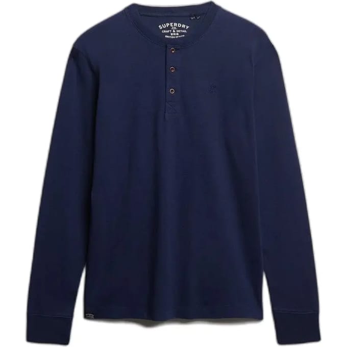 T-shirt met lange mouwen Superdry Classic Essential Grandad